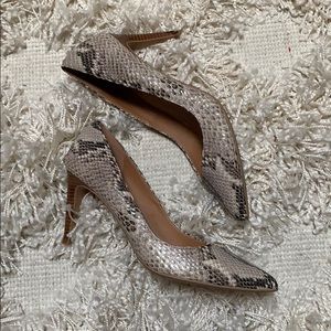 Snakeskin Heels